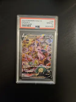 POKEMON SIMPLIFIED CHINESE CS4A Evolving Skies ESPEON V 146/132 PSA 10 Gem Mint - Image 1