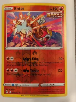 Entei 019/203 - Evolving Skies Pokemon Reverse Holo Foil Nice! - Image 1
