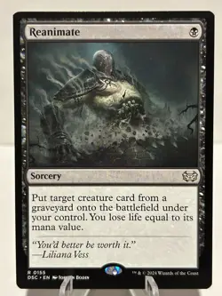 Reanimate 155 R Commander: Duskmourn: House of Horror NM MTG - Image 1