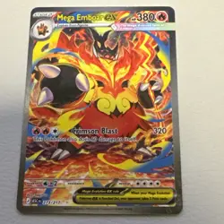 Mega Emboar ex 273/217 Pokemon Ascended Heroes Special Illustration Rare - Image 1