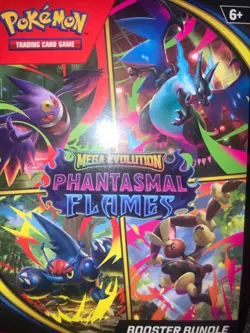 Pokemon Mega Evolution Phantasmal Flames Booster Bundle New Sealed - Image 1