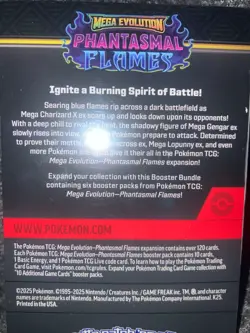 Pokemon Mega Evolution Phantasmal Flames Booster Bundle New Sealed - Image 2