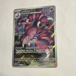 Pokemon TCG Drapion 097/088 POR Rare Holo Stage 1 140 HP English Mint Full Art - Image 2