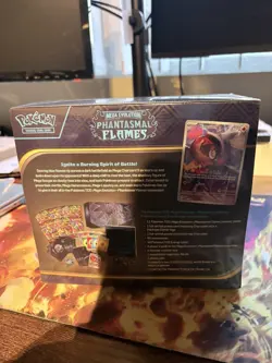 Pokemon Phantasmal Flames Pokemon Center ETB New Sealed UK **Small Rip** - Image 2