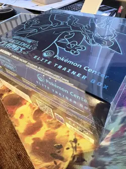Pokemon Phantasmal Flames Pokemon Center ETB New Sealed UK **Small Rip** - Image 4
