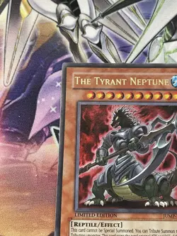 YUGIOH! The Tyrant Neptune - Shonen Jump-EN041 - Ultra Rare Limited Near Mint! - Image 3