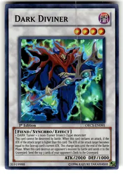 Dark Diviner ORCS-EN095 Order of Chaos 1st Edition NM Yugioh - Image 1