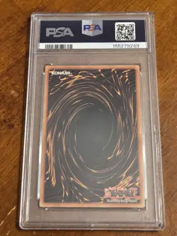 PSA 9 Blue-Eyes Toon Dragon DB1-EN066 Super Rare Vintage Yugioh Dark Beginning 1 - Image 3