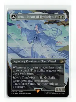 VENAT, HEART OF HYDAELYN 0329 FOIL FINAL FANTASY MTG NM - Image 1