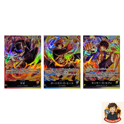 3 Card Sabo Ace Luffy ST13-001 002 S003 Set of 3 ONE PIECE Card - Image 1