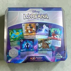 Disney Lorcana Rise of Floodborn Disney 100 Collector’s Edition Gift Set SEALED - Image 1
