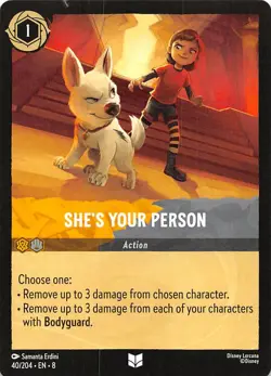 She's Your Person 40/204 Reign of Jafar Disney Lorcana - Image 1