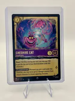 Disney Lorcana: Whispers in the Well ~ Cheshire Cat - Inexplicable (Super Rare) - Image 1
