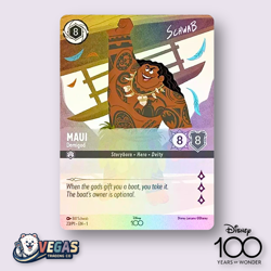 Maui - Demigod (Alternate Art) 23/P1 Disney100 D100 Promo LP Disney Lorcana - Image 1