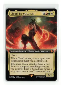 CLOUD, EX-SOLDIER 0168 FINAL FANTASY MTG NM - Image 1