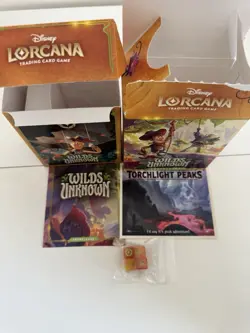 Lorcana Wilds Unknown Prerelease Kit **Unsealed/No Packs** - Postcard At Random - Image 1