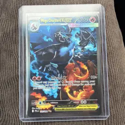 Mega Charizard X EX - 125/094 - SIR - Phantasmal Flames - Pokemon Card - NM/M - Image 1