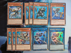 YuGiOh 10 Card Mermail Atlantean Deck Core Ft Abyssmegalo Teus Dragoons & More - Image 1