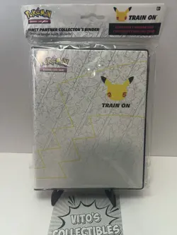 Pokemon TCG 25th Anniversary First Partner Collector’s Binder Pikachu Card Jumbo 820650809606 - Image 1