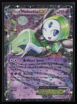 Meloetta EX RC11/RC25 Legendary Treasures: Radiant Collection t Pokemon TCG Card - Image 1