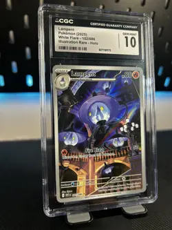 Lampent 102/086 CGC 10 Gem M White Flare Pokemon Card English Scarlet & Violet - Image 2