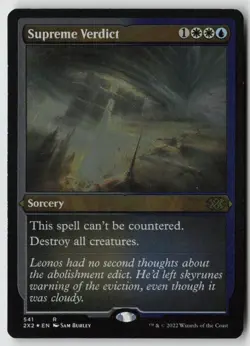 Supreme Verdict (Foil Etched) Double Masters 2022 (541) Foil - MTG - LP - Image 1