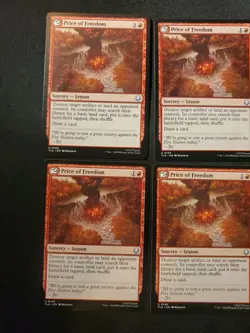 4x Price of Freedom MTG Avatar: The Last Airbender NM Magic Regular Playset - Image 2