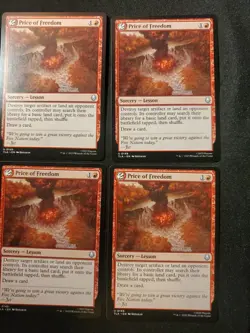 4x Price of Freedom MTG Avatar: The Last Airbender NM Magic Regular Playset - Image 3