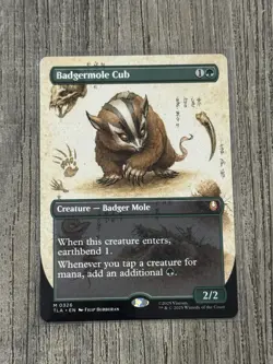 Badgermole Cub (Borderless) Avatar: The Last Airbender Regular - Image 1