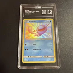 Wooper SV9/SV94 Hidden Fates: Shiny Vault Holo TAG Gem Mint 10 Graded Pokemon - Image 1