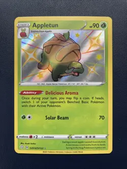 1x Pokemon Appletun Shiny Holo Rare Shining Fates: Shiny Vault SV014/SV122 NM - Image 1