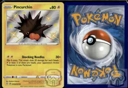 Pincurchin SV043/SV122 Shiny Rare Shining Fates Shiny Vault Pokemon Holo NM/M - Image 2