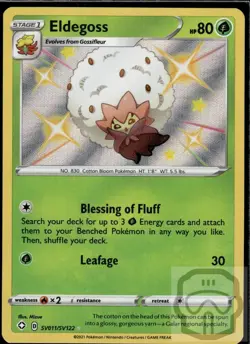 Eldegoss SV011/SV122 Shiny Rare Shining Fates Shiny Vault Pokemon Holo NM/M - Image 3