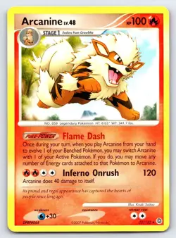 Arcanine 22/132 Rare Secret Wonders Pokemon Lightly Played - Image 1