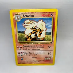 Arcanine 36/110 Uncommon Legendary Collection Pokemon Damaged - Image 1