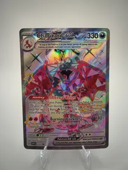 Pokemon TCG Charizard EX Black Star Promo Holo- Paldean Fates, Near Mint - Image 1