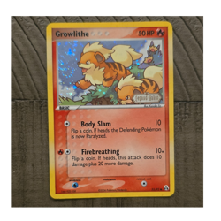 Pokemon Growlithe 55/92 Legend Maker 50 HP Reverse Holo Stamped Common Basic - Image 1