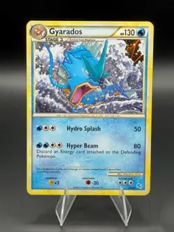Gyarados (#20 Non-Holo) Common HGSS Trainer Kit: Gyarados & Raichu Pokemon TCG - Image 1