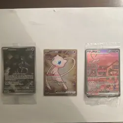 Pokemon TCG 151 UPC Promo Set Mew 053, Mewtwo 052, Metal Mew 205 New (SEALED) - Image 1