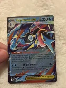 Mega Greninja ex 022/086 Chaos Rising ME04 Pokemon TCG ENGLISH NM/M - Image 3