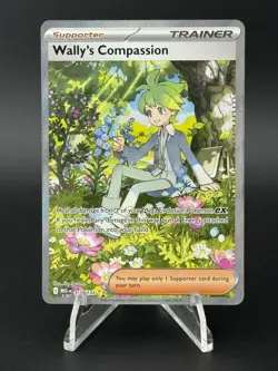 Wally's Compassion Special Illustration Rare 186/132 Mega Evolution Pokemon Eng. - Image 1