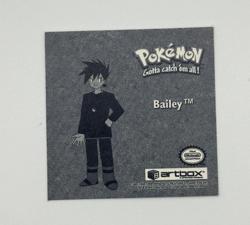 Bailey PR63 Pokemon Artbox Sticker 1999 Vintage Prizm Holo Series 1 - Image 2