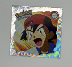 Ash PR23 Pokemon Artbox Sticker 1999 Vintage Prizm Holo Series 1 - Image 1