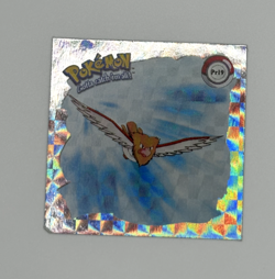Fearow/Pidgey ERROR PR19 Pokemon Artbox Sticker 1999 Vintage Prizm Holo - Image 1