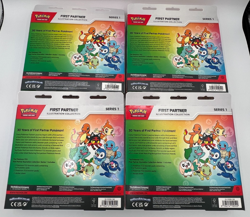 4x Pokemon TCG First Partner Illustration Collection Series 1 ~ Factory Sealed - Image 2