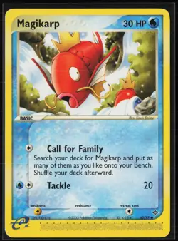 Magikarp 60/97 Common Dragon Pokemon Near Mint - Image 1