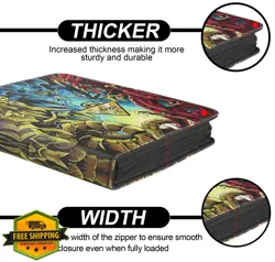 DRZERUI Card Binder for YuGiOh, 9 Pocket Album 40 Sleeves, Model Y Classic King - Image 3