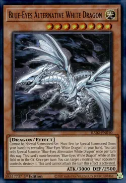 Yu-Gi-Oh! Blue-Eyes Alternative White Dragon 1st Ed. RA02-EN010 Super Rare NM/LP - Image 1