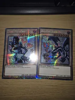 Red-Eyes Black Dragon RA05-EN086 & Dark Magician RA05 Starlight Bundle 1st Ed - Image 1