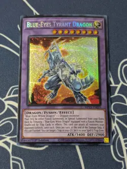 Blue-Eyes Tyrant Dragon Prismatic Secret Rare MP23-EN019 (NM) - Yugioh - Image 1